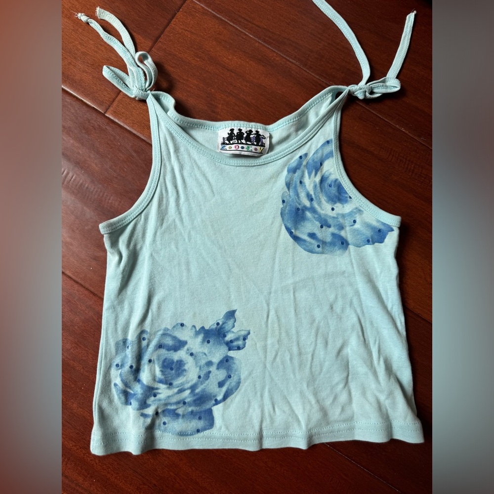 ZOEY graphic floral kids top